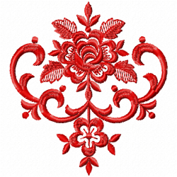 Flowers And Tree Embroidery Design 4 Flowers And Tree Embroidery Design 4